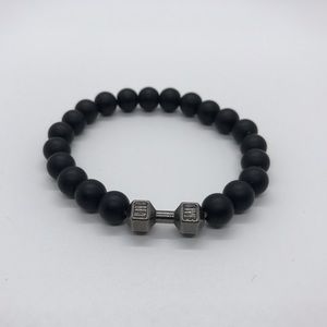 Bumbell piecee bracelet